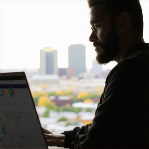 Denver Local Business Optimization Business owner optimizing Google My Business profile in Denver