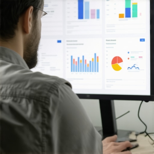 A person reviewing local SEO KPIs on a computer for Denver Google Maps ranking