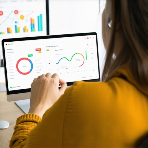 Using SEO Tools for Local Maps Optimization in Denver Person analyzing local SEO metrics on a computer for Denver business